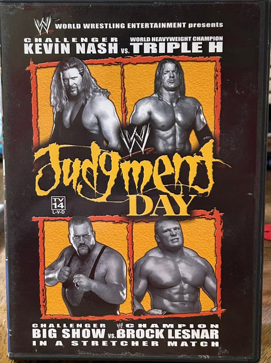 * WWE Judgement Day 2003 DVD (Nash, Triple H, Brock Lesnar & so much more)