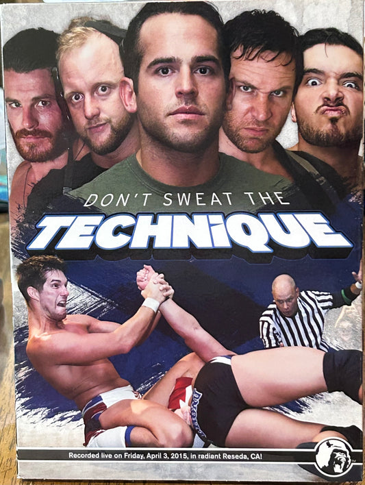* PWG DVD “Dont Sweat The Technique” 4/3/2015 (Zack Sabre jr, Roderick Strong, Brian Cage & so much more)