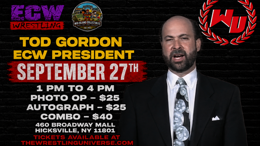 Meet & Greet with Tod Gotdon ECW DAY @ Broadway Mall Hicksville September 27th from 1-4pm