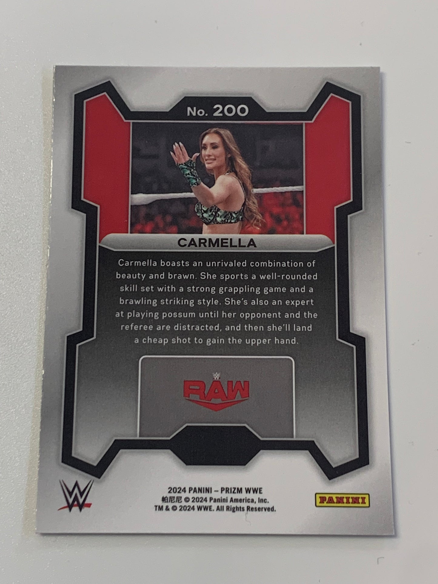 Carmella 2024 WWE Panini Prizm Card