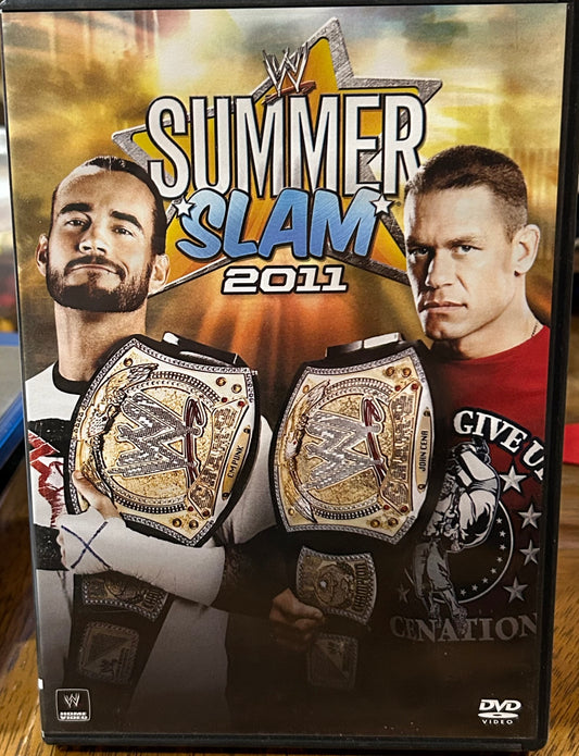 * WWE Summer Slam 2011 DVD (Cena, CM Punk, Triple H & so much more)