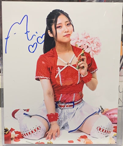 Mei Suruga (Tokyo Joshi Pro) Signed 8x10 Color Photo (Comes with COA)