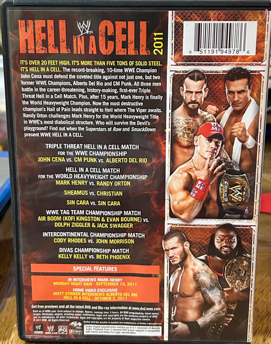 * WWE Hell In a Cell 2011 DVD (CM Punk, John Cena, Del Rio & so much more)