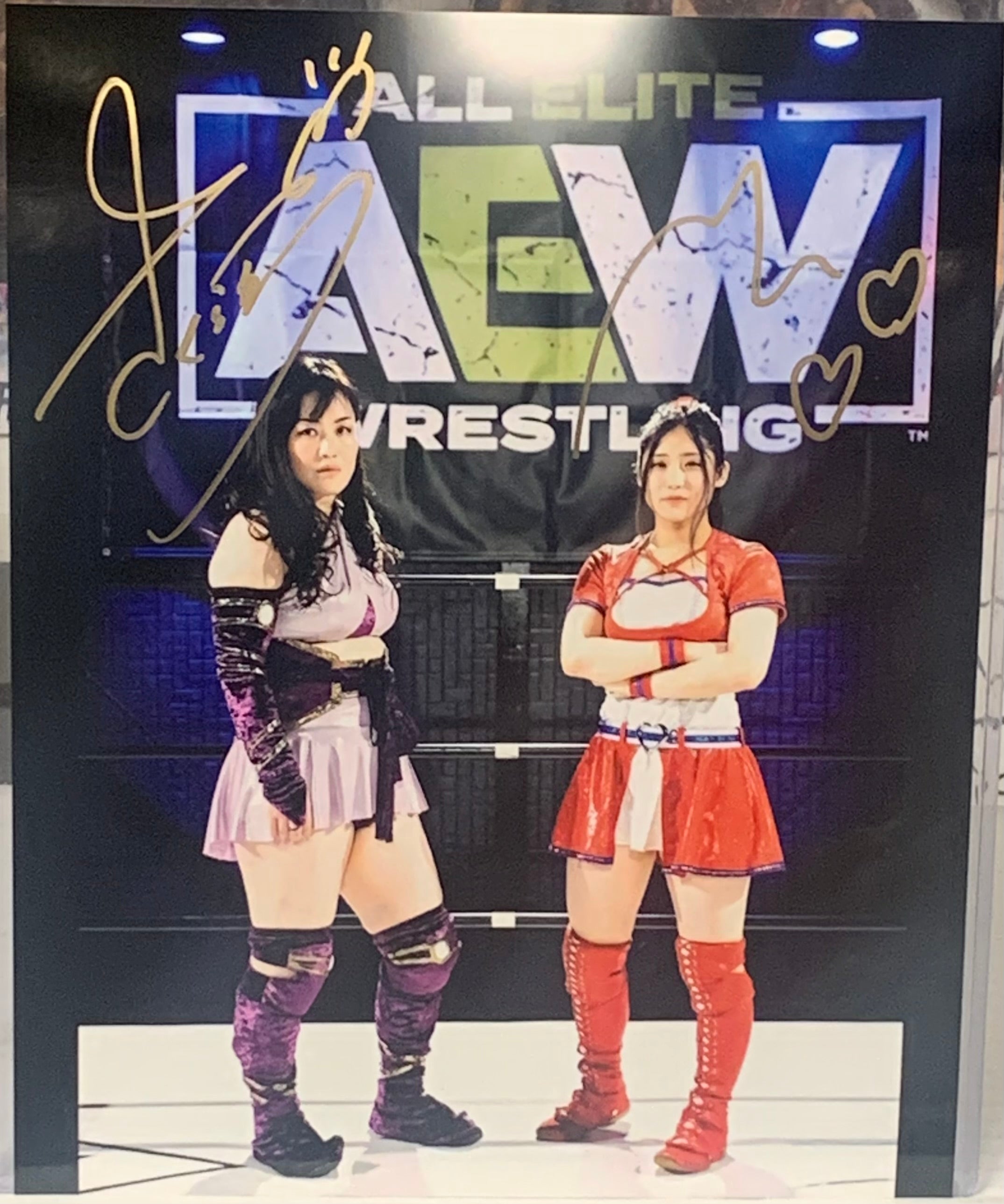 Emi Sakura & Mei Suruga (AEW, Tokyo Joshi Pro) Dual Signed Photo