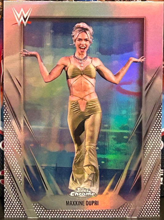 + Maxxine Dupree 2026 WWE Topps Chrome REFRACTOR Card
