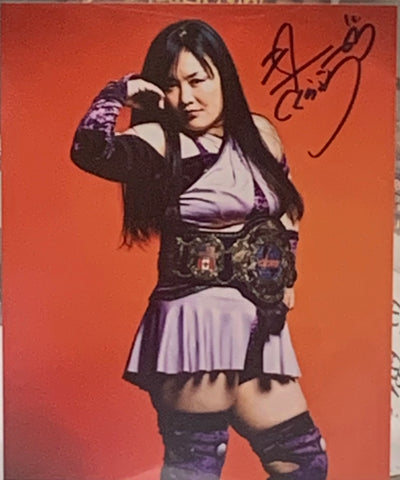 Emi Sakura (AEW, Tokyo Joshi Pro) Signed 8x10 Color Photo (Comes w/COA)