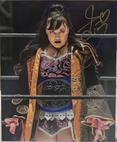 Emi Sakura (AEW, Tokyo Joshi Pro) Signed 8x10 Color Photo (Comes w/COA)