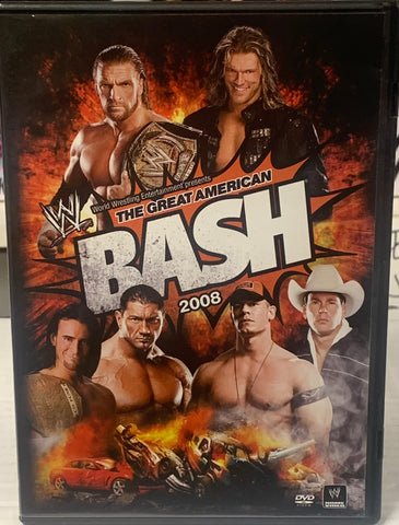 WWE DVD “Great American Bash 2008” (Shawn Michaels, Jericho, Cena, CM Punk & so much more)