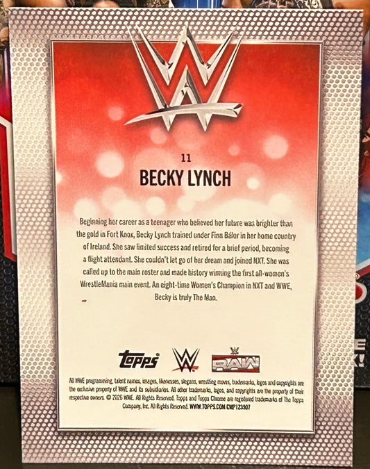 + Becky Lynch 2026 WWE Topps Chrome Card