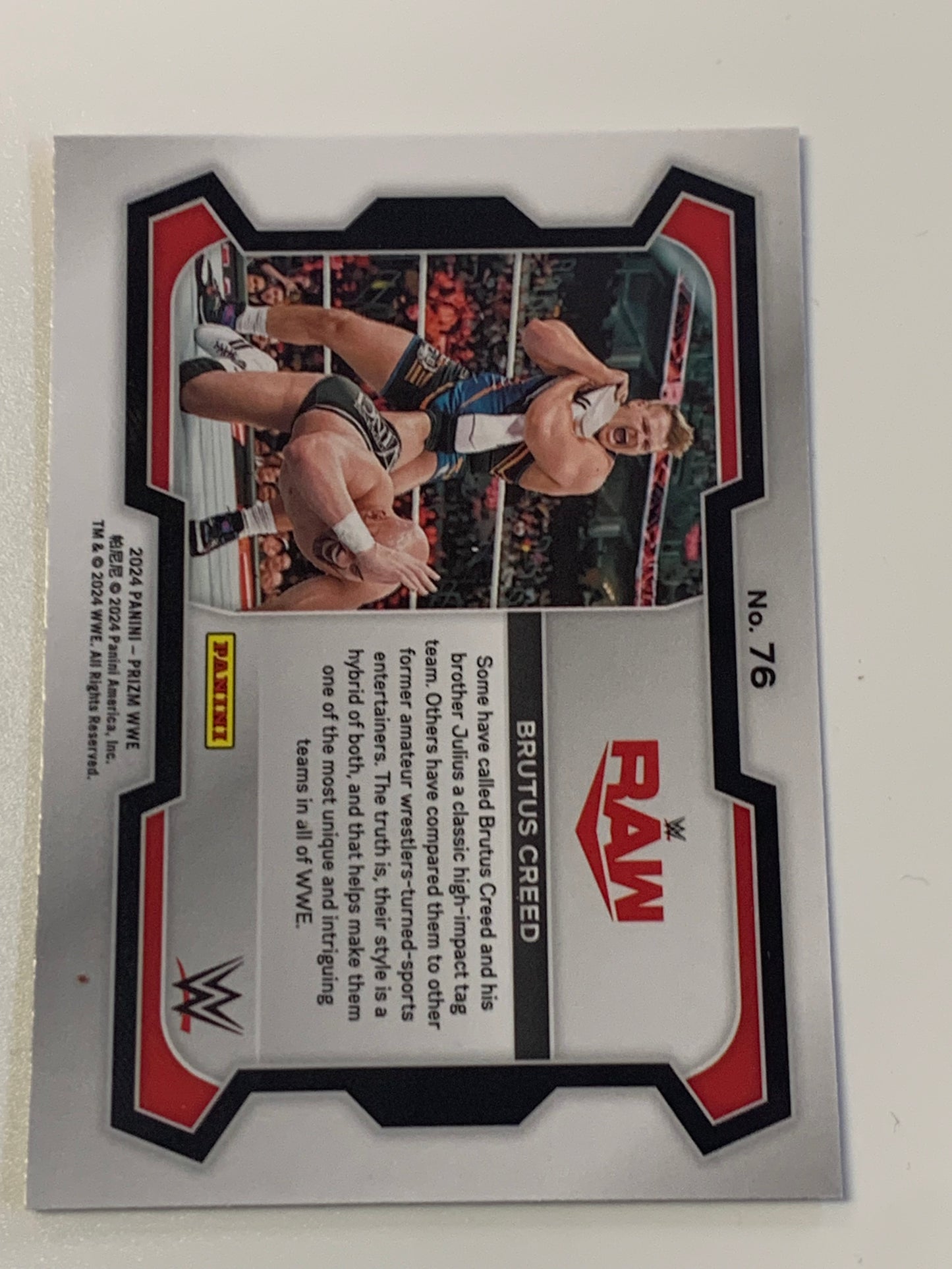 Brutus Creed 2024 WWE Panini Prizm Card