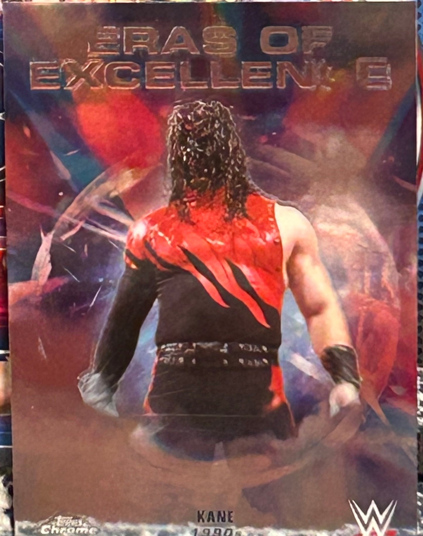 + Kane 2026 WWE Topps Chrome “Eras of Excellence” Insert Card