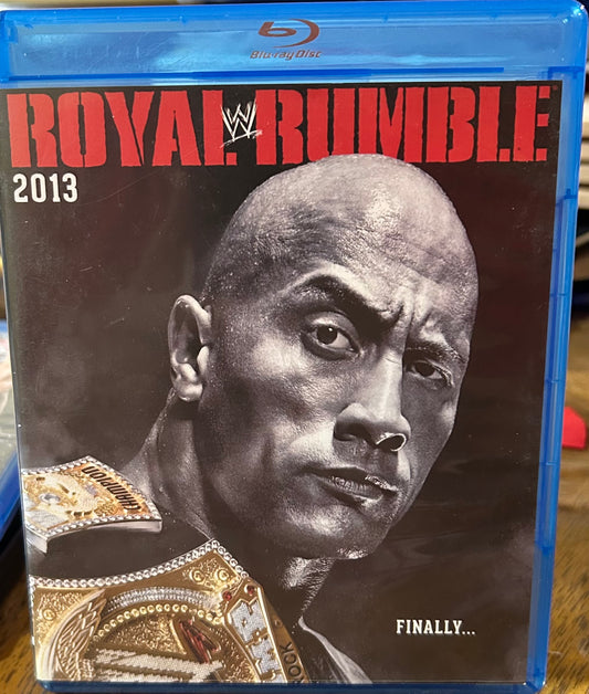* WWE Royal Rumble 2013 Blu-ray (The Rock, John Cena & so much more)