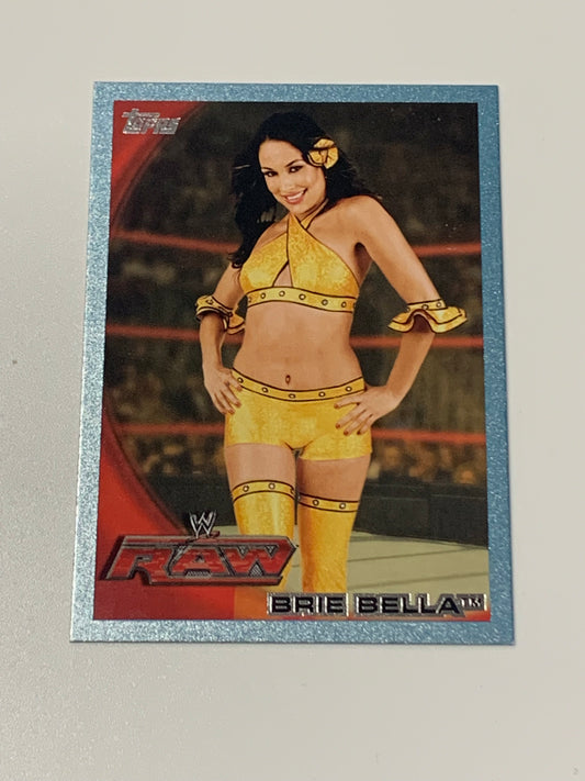 Brie Bella 2010 WWE Topps Blue Parallel Card #/2010