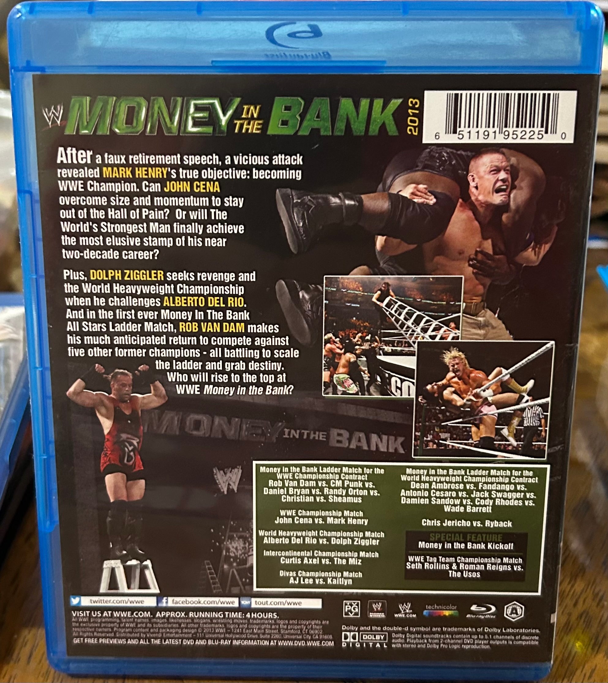 WWE マネー・イン・ザ・バンク 2013 [DVD] 同時購入 WWE マネー・イン・ザ・バンク 2013 [DVD] 【公式通販】