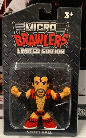 Scott Hall Micro Brawler (New in Package, Comes with Protective Case)