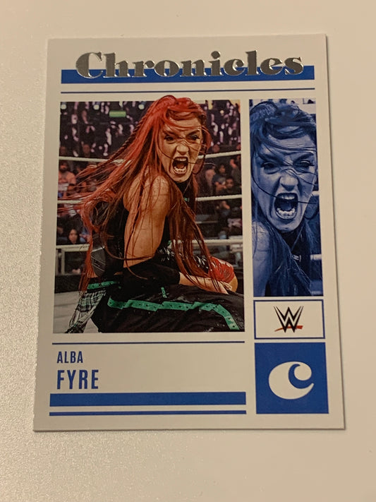 Alba Fyre 2023 WWE Panini Chronicles Smackdown Card