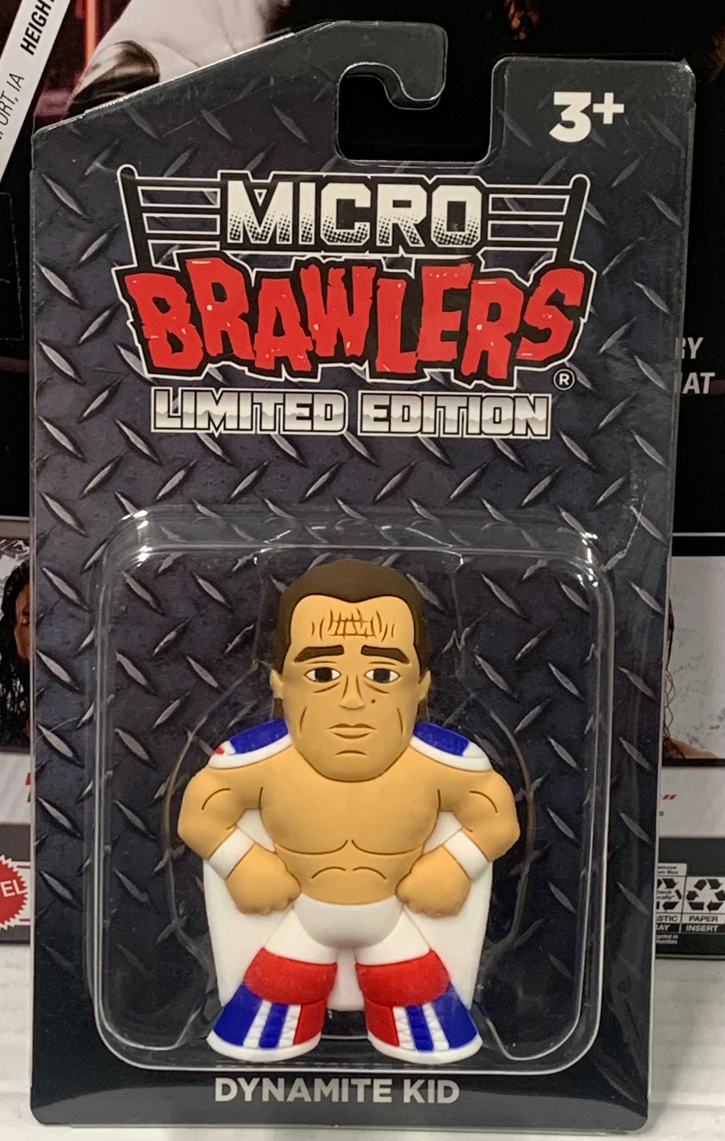 Dynamite Kid Micro Brawlers (New in Package, Comes with Protective Case)