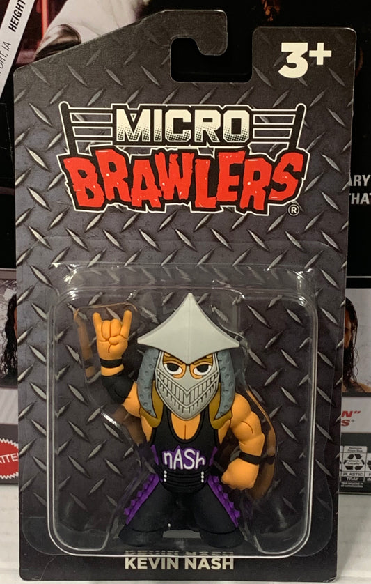 Kevin Nash TMNT Super Shredder Micro Brawlers (New in Package, Comes with Protective Case)
