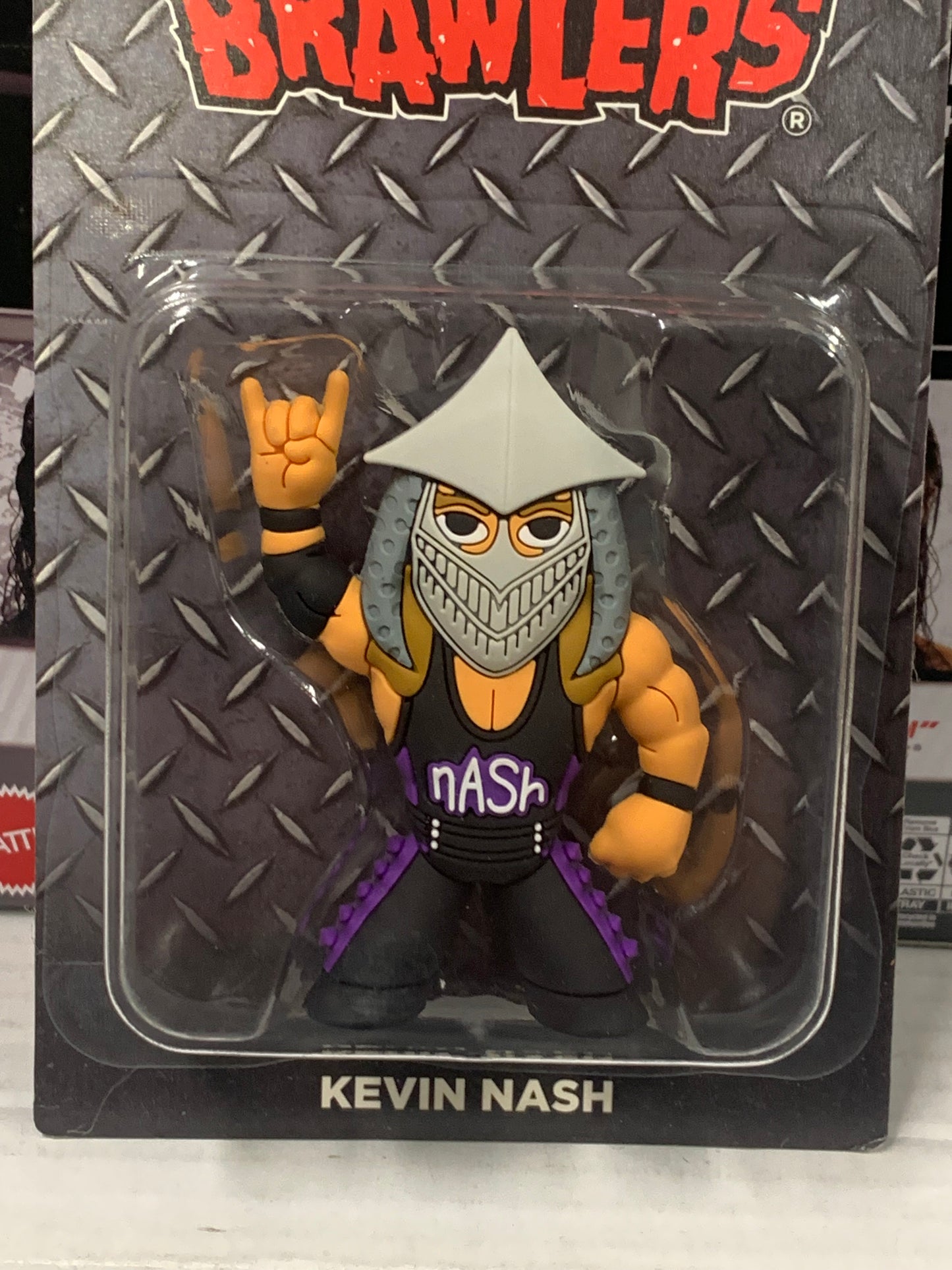 Kevin Nash TMNT Super Shredder Micro Brawlers (New in Package, Comes with Protective Case)