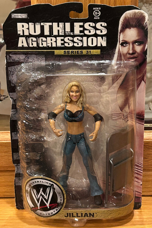 Jillian Hall WWE Jakks Ruthless Aggression Series 31 Action Figure (Sealed, Never Opened)
