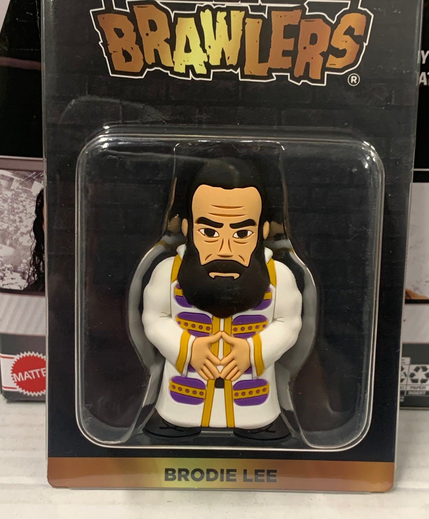 Brodie Lee AEW Micro Brawlers (New in Package, Comes with Protective Case)