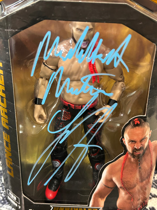 + Lance Archer SIGNED AEW Action Figure (Comes w/Case & COA)
