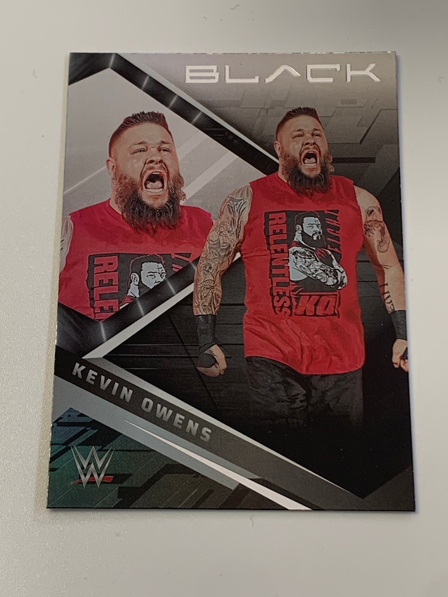 Kevin Owens 2022 WWE Panini Chronicles Black Card