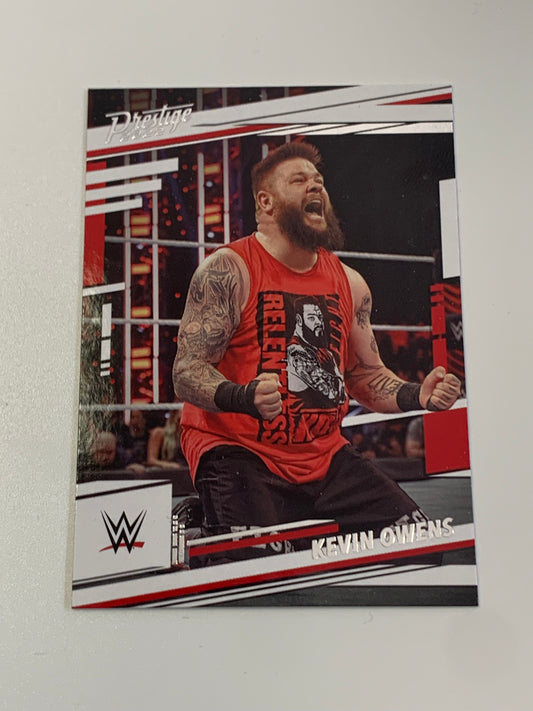 Kevin Owens 2022 WWE Panini Chronicles Prestige Card