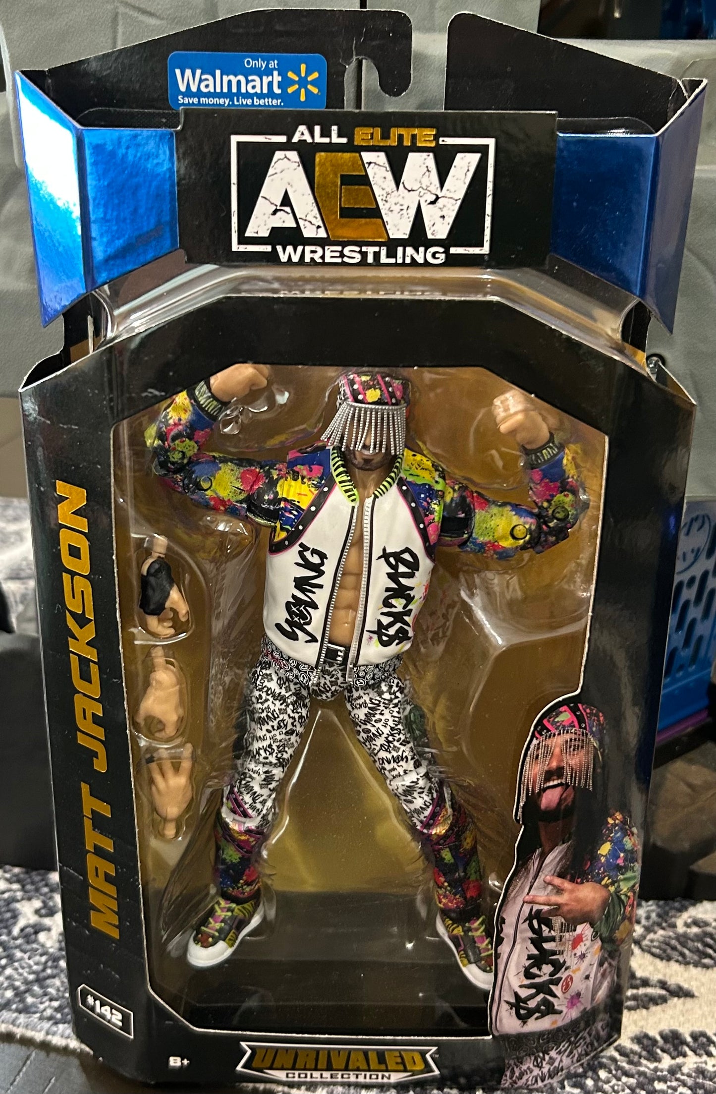 + Matt Jackson AEW Walmart EXCLUSIVE Action Figure (Sealed, Never Opened)