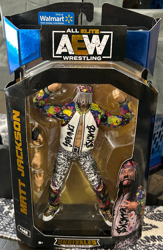 + Matt Jackson AEW Walmart EXCLUSIVE Action Figure (Sealed, Never Opened)