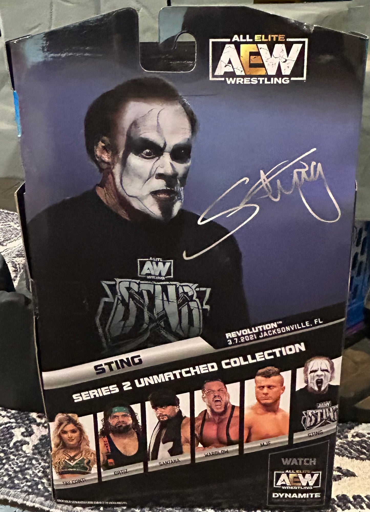+ STING AEW “Luminaries Collection” Action Figure (Sealed, Never Opened)