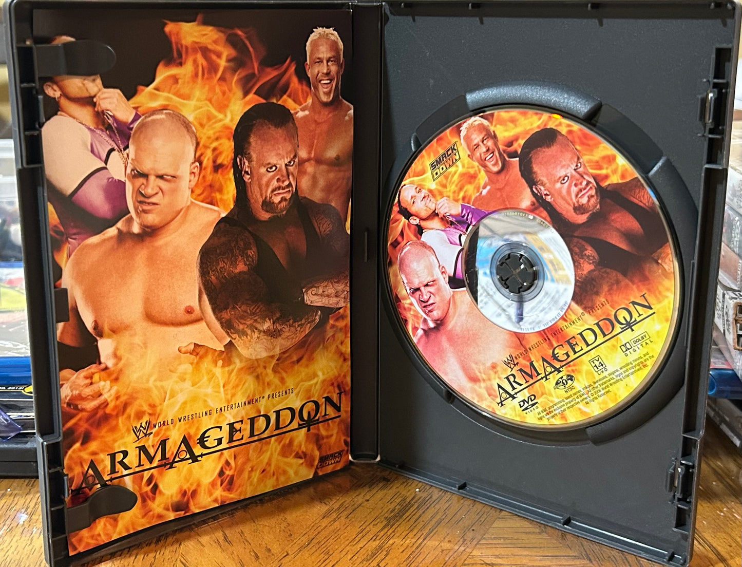 WWE Armageddon 2006 DVD (Kane, King Booker, Cena, Orton)