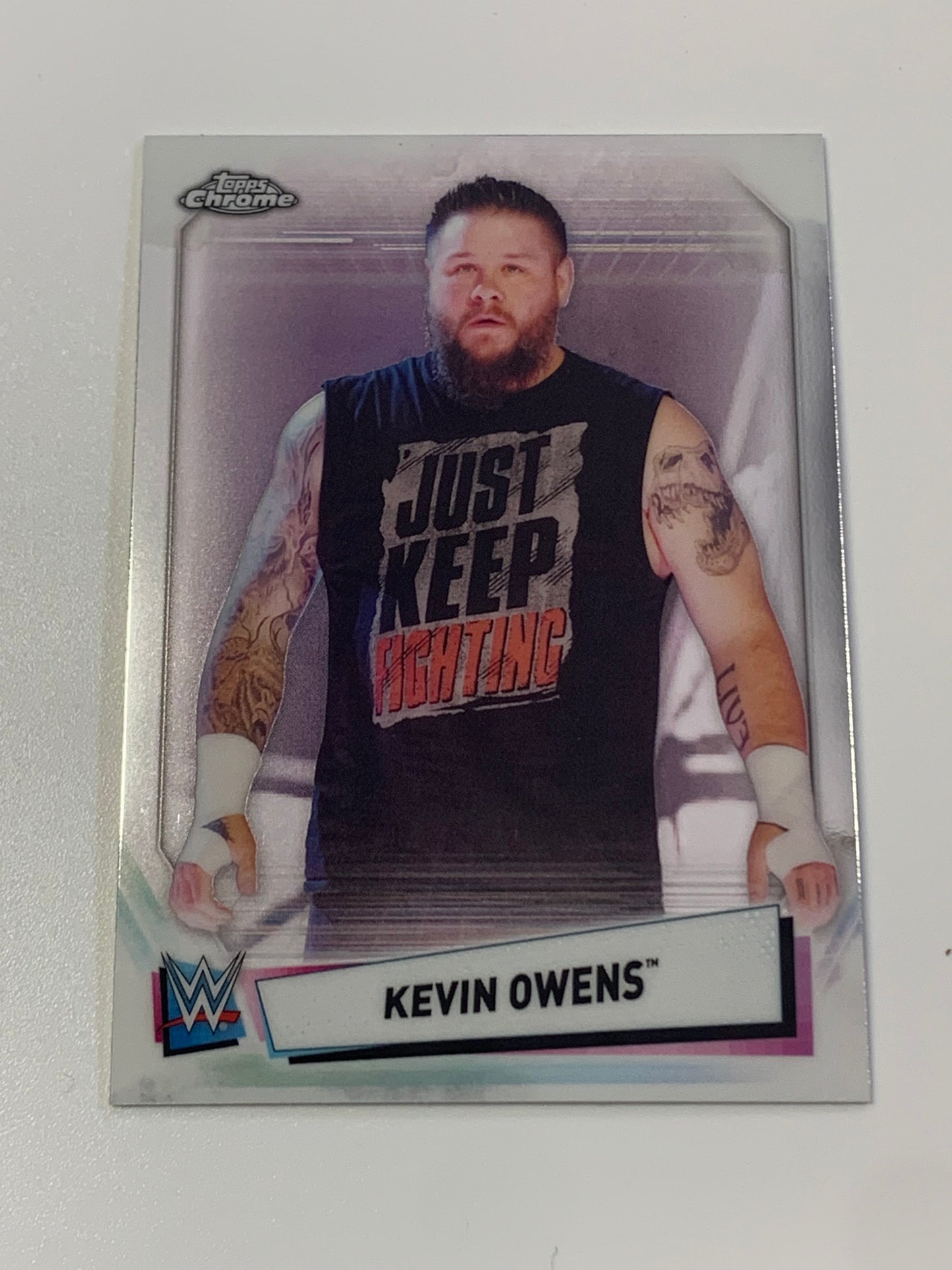 Kevin Owens 2021 WWE Topps Chrome Card