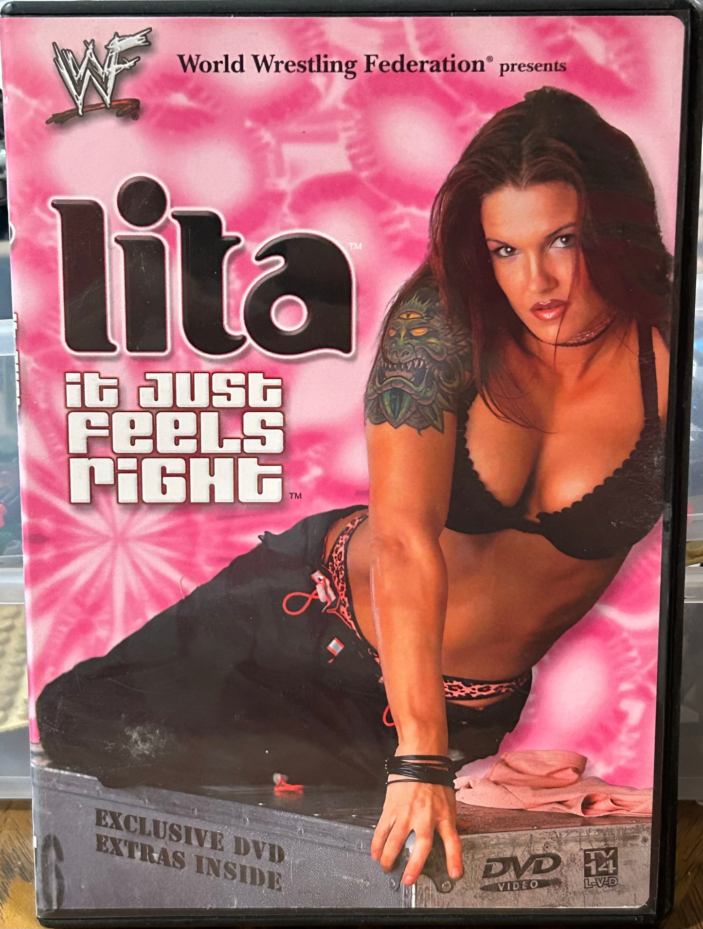 * WWE Lita “It Just Feels Right” DVD (Hardy Boyz, Edge, Trish & much more)