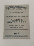 Kevin Owens 2021 WWE Topps Allen & Ginter Insert Card!!!