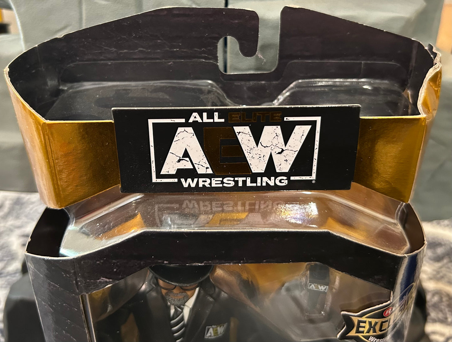 + Jim Ross AEW Exclusive “Unrivaled Collection” Action Figure (Sealed, Never Opened)