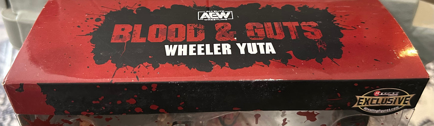 + Wheeler Yuta AEW EXCLUSIVE “Blood & Guts” Action Figure (Sealed, Never Opened)