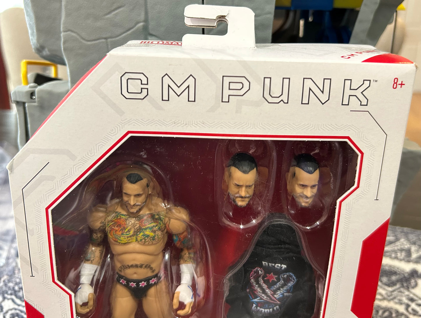 + CM Punk WWE Mattel Ultimate Edition Elite Action  (Sealed, Never Opened)