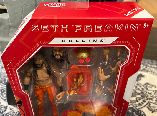 + Seth Rollins WWE Mattel Ultimate Edition “Fan Takeover” Elite Action Figure (Sealed, Never Opened)