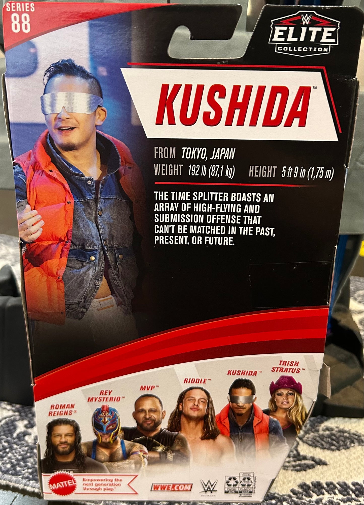 +Kushida SIGNED WWE Mattel Elite Action Figure (Comes w/COA)