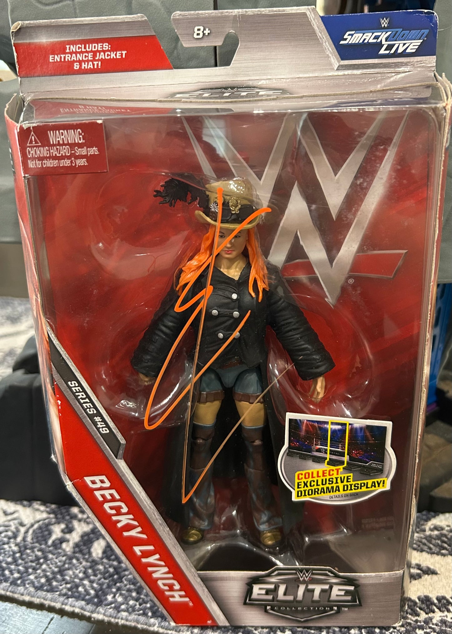 + Becky Lynch SIGNED WWE Mattel Elite Series 49 Action Figure (Comes w/COA)