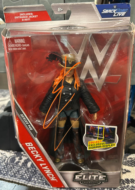 + Becky Lynch SIGNED WWE Mattel Elite Series 49 Action Figure (Comes w/COA)