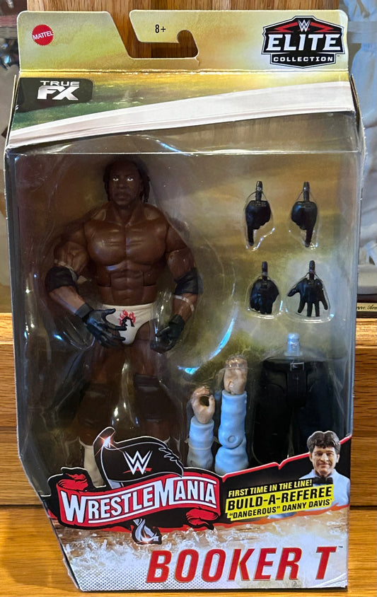 * Booker T WWE Wrestlemania Elite Action Figure (BAF Referee)