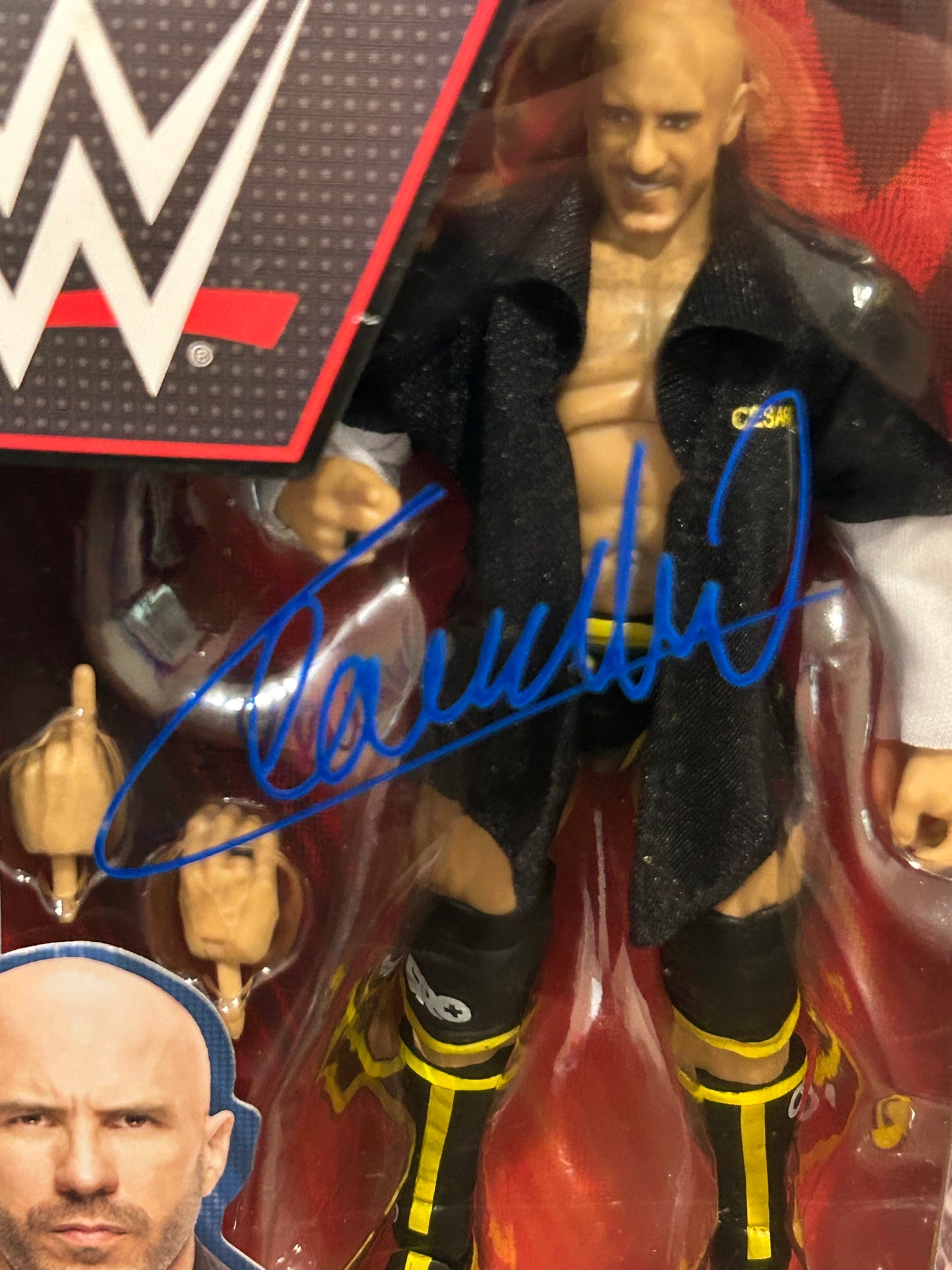 + Cesaro SIGNED WWE Mattel Elite Series 93 Action Figure (Comes w/COA)