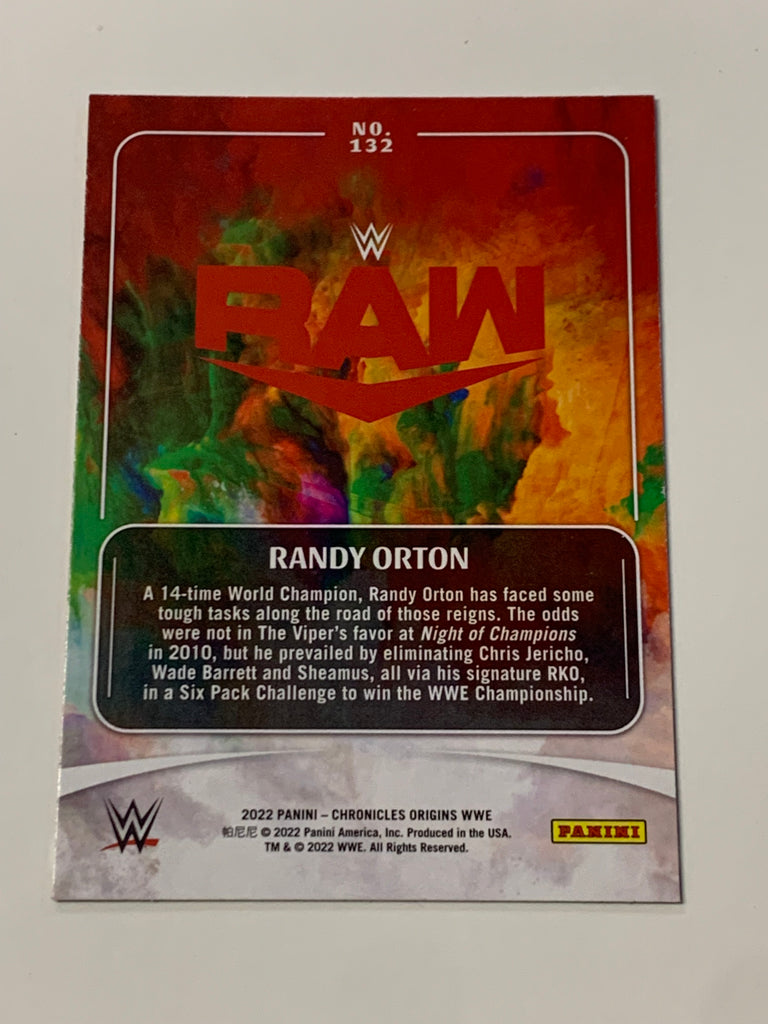 Randy Orton 2022 WWE Panini Chronicles Origin Card – The Wrestling Universe