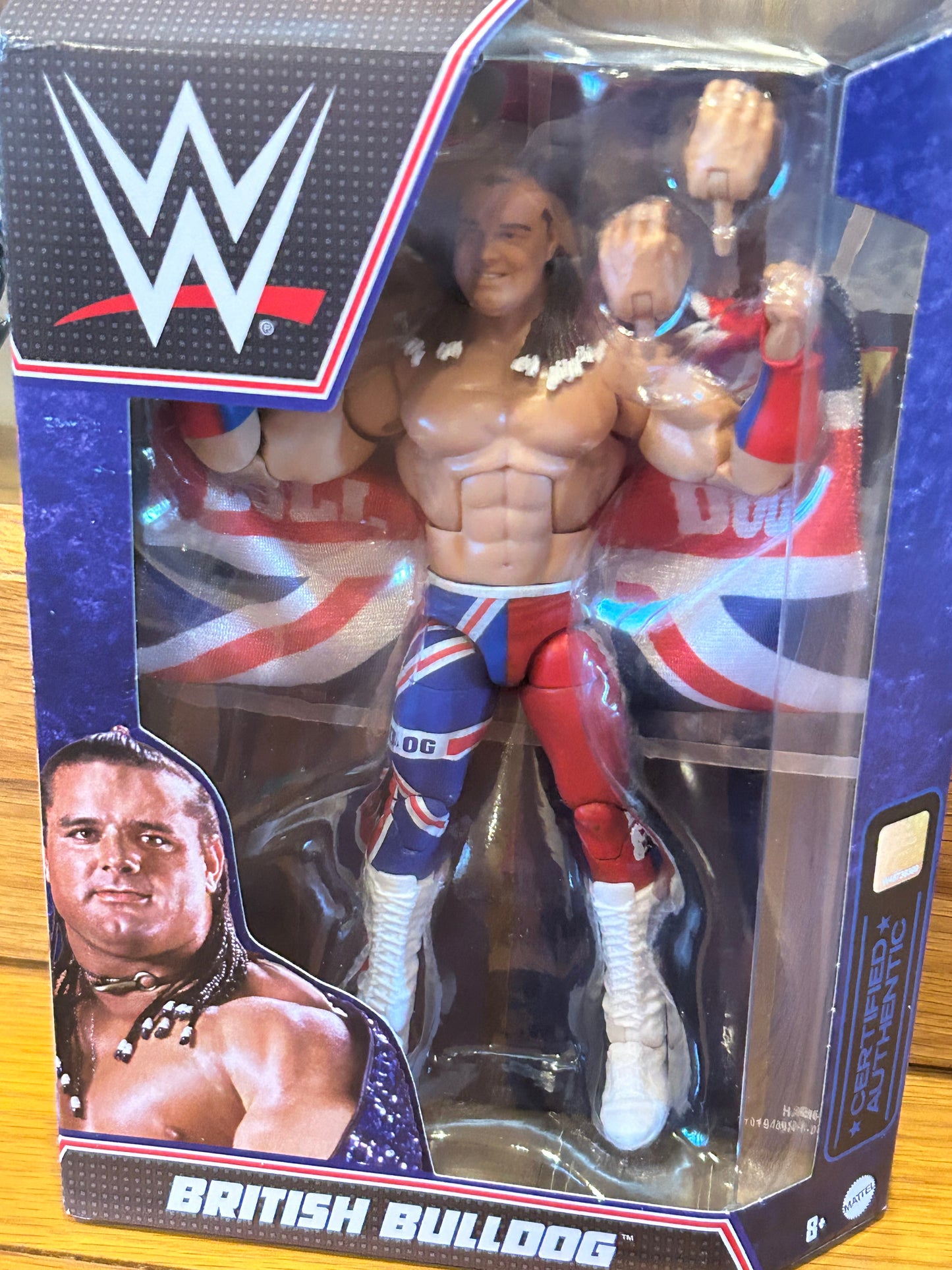 * British Bulldog WWE Mattel Collector’s Edition Elite Action Figure (Sealed, Never Opened)