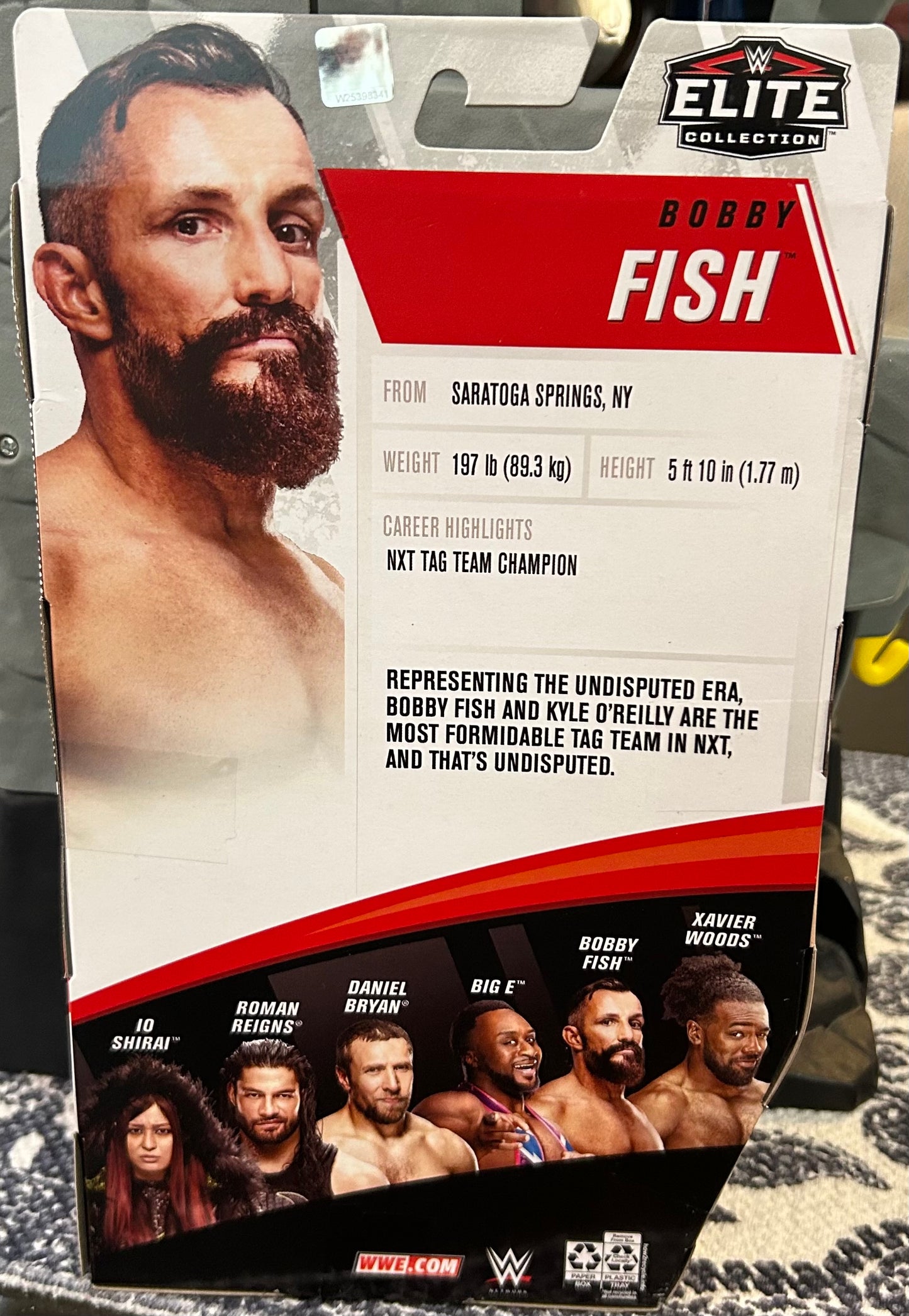 + Bobby Fish SIGNED WWE Mattel Elite Series 79 Action Figure (Comes w/COA)