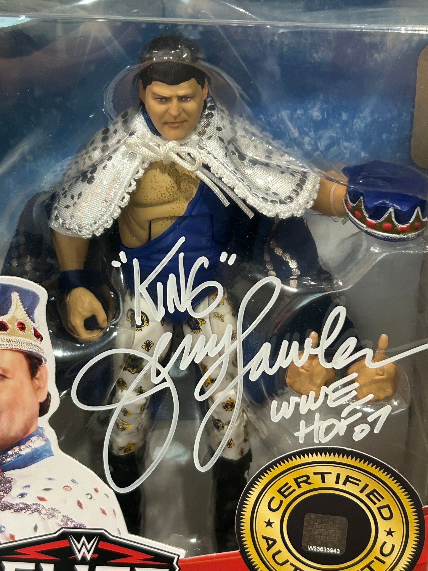 +  Jerry “The King” Lawler SIGNED WWE Mattel Elite Series 82 Action Figure (Comes w/COA)