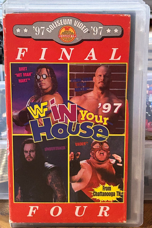 *  WWF WWE “In Your House ‘97” Final Four Official VHS (Coliseum Video)