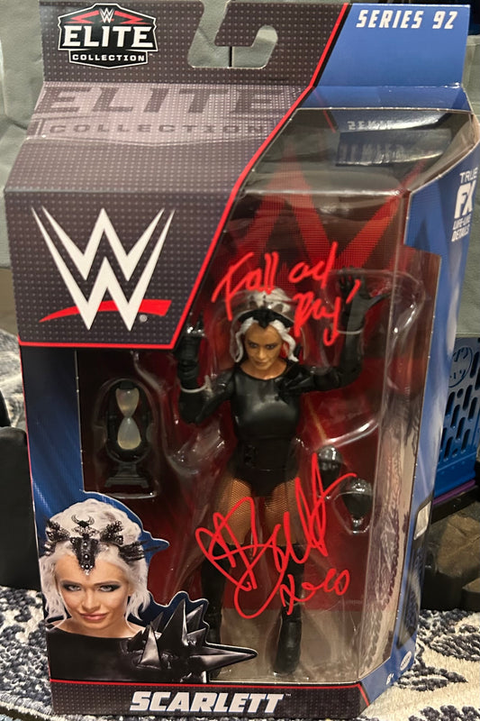 + Scarlett SIGNED WWE Mattel Elite Series 92 Action Figure (Comes w/COA)